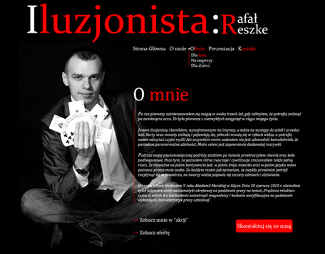 Iluzjonista Rafał Reszke strona główna